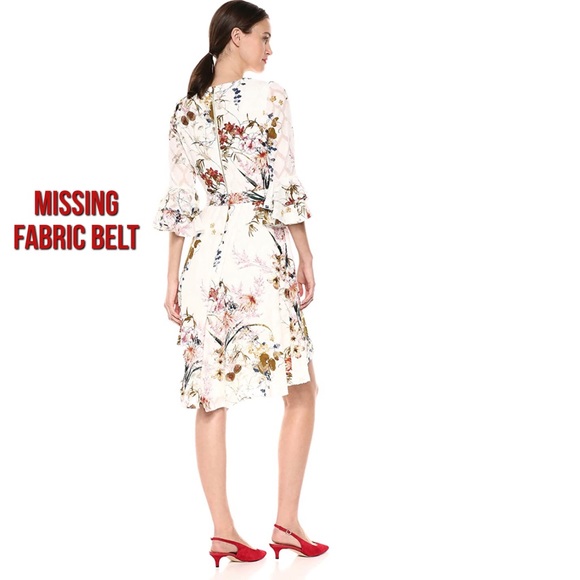 👯‍♀️Host Pick⚡️Gabby Skye Faux Wrap Dress - Picture 3 of 11